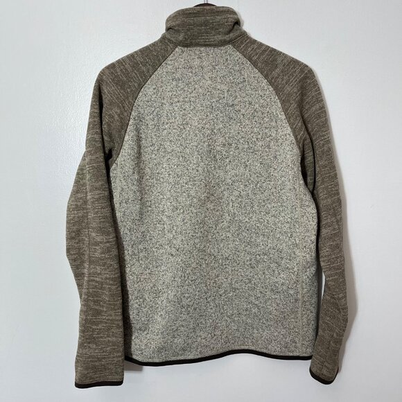 Patagonia Better Sweater  Bleached Stone W/Pale Khaki Size M‎ - Picture 3 of 6